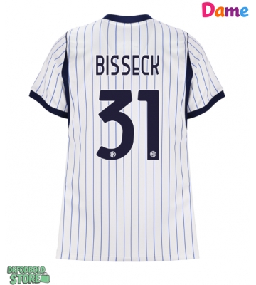 Inter Milan Yann Bisseck #31 Replika Udebanetrøje Dame 2026-27 Kortærmet